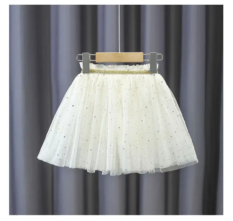 White Polka Dot Baby Skirt for Girls Summer — feature 14