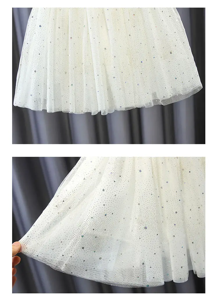 White Polka Dot Baby Skirt for Girls Summer — feature 16
