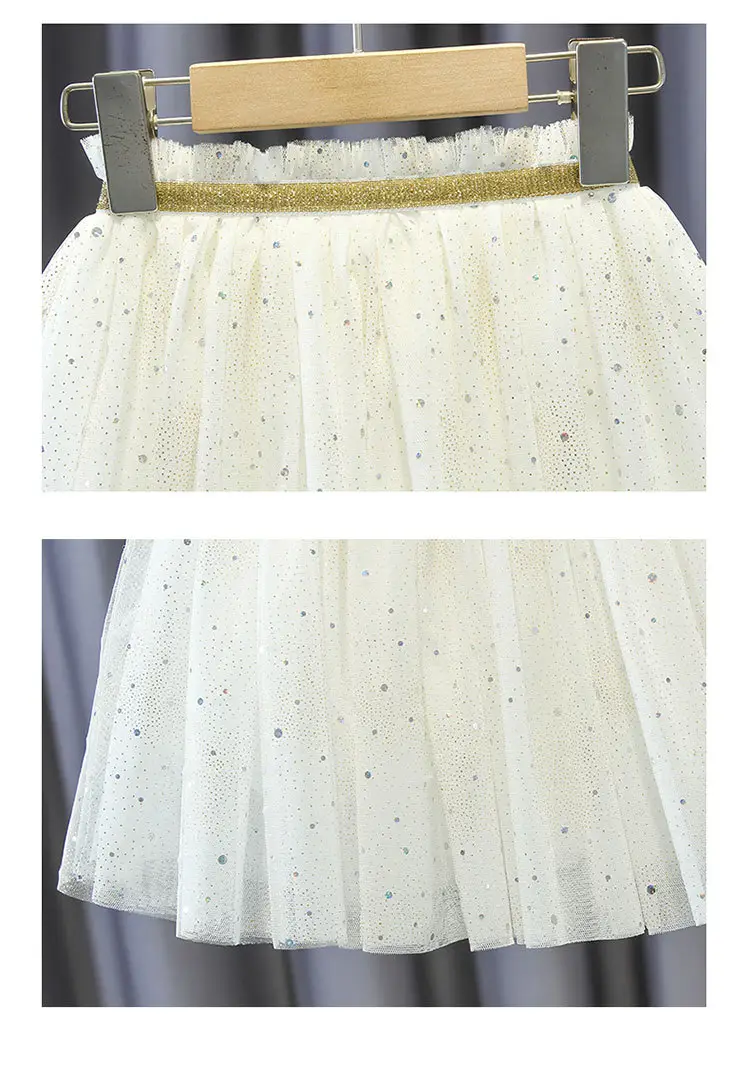 White Polka Dot Baby Skirt for Girls Summer — feature 19