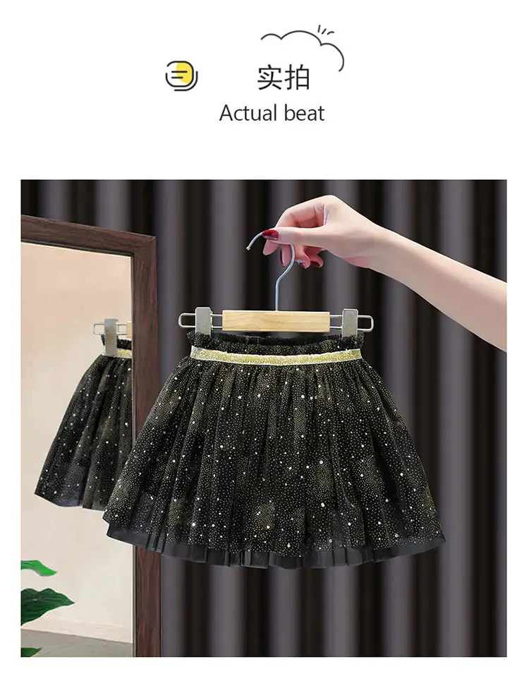 White Polka Dot Baby Skirt for Girls Summer — feature 7