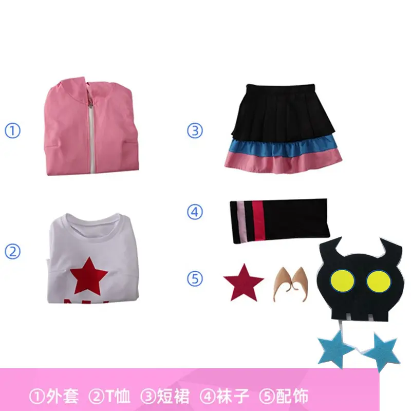 Clearance Cosplay Costume Kelly Jacket Uniform Anime Girl - Image 8