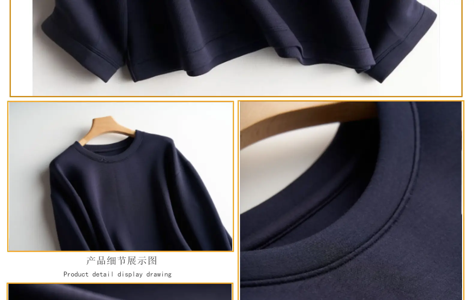 Women Blue Air Layer Long Sleeve T-Shirt Korean Style — feature 71