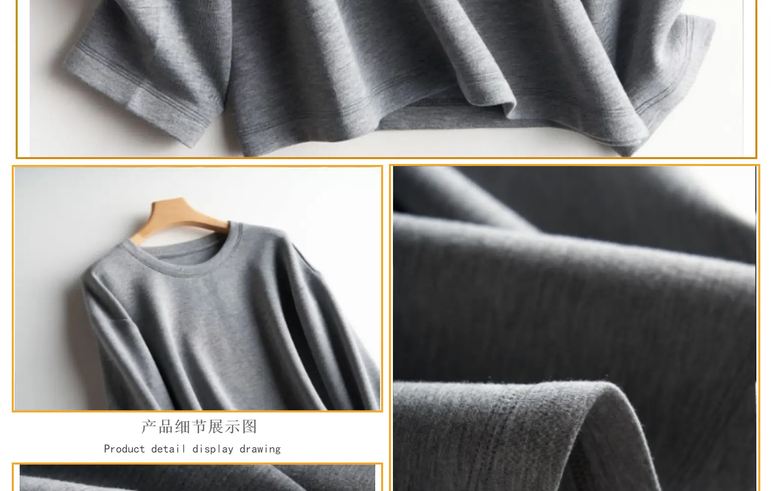 Women Blue Air Layer Long Sleeve T-Shirt Korean Style — feature 99