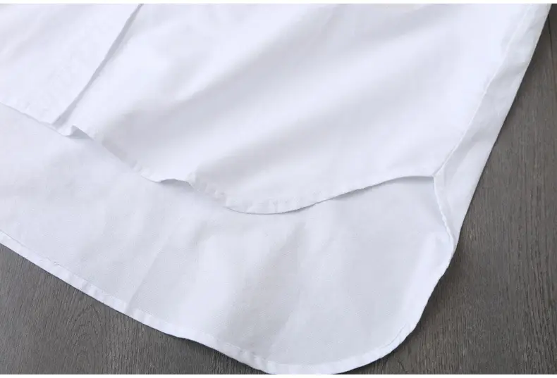 Women Sun-protecting Korean-style Cotton Shirt Light Blue — feature 20