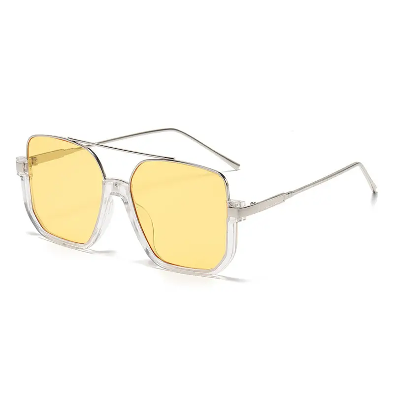 Jeter 9353 Double Beam Cyber Sunglasses Large Frame TR Blush Eye - Image 2