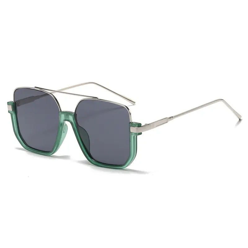 Jeter 9353 Double Beam Cyber Sunglasses Large Frame TR Blush Eye - Image 4