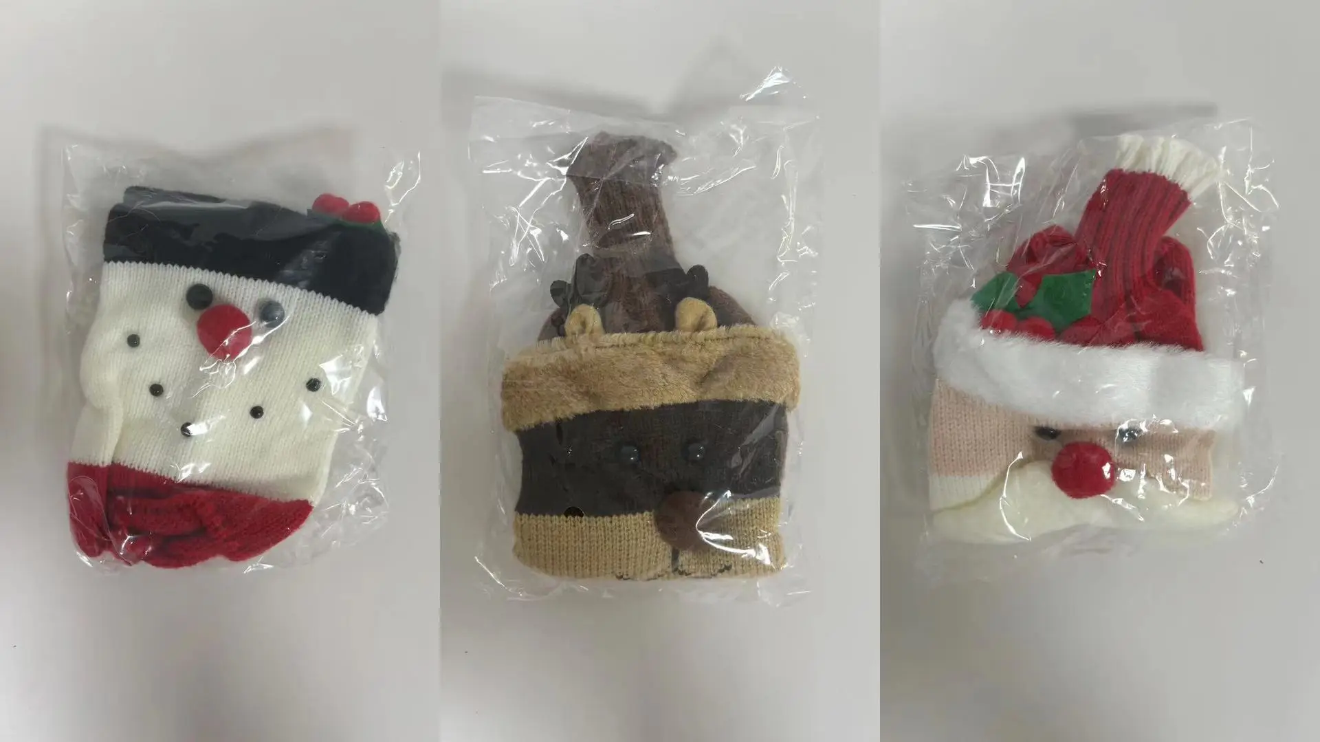 Christmas Claus Snowman Wine Bottle Set for Party & Home — feature 25