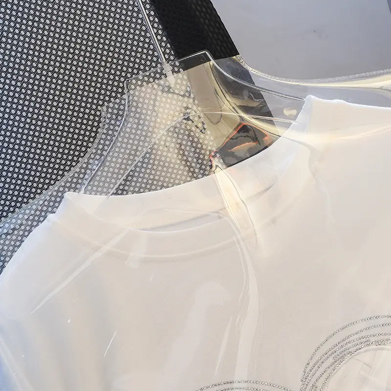 200g Pure Cotton Korean Hot Diamond T-Shirt Large — feature 12