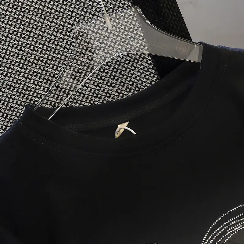 200g Pure Cotton Korean Hot Diamond T-Shirt Large — feature 20