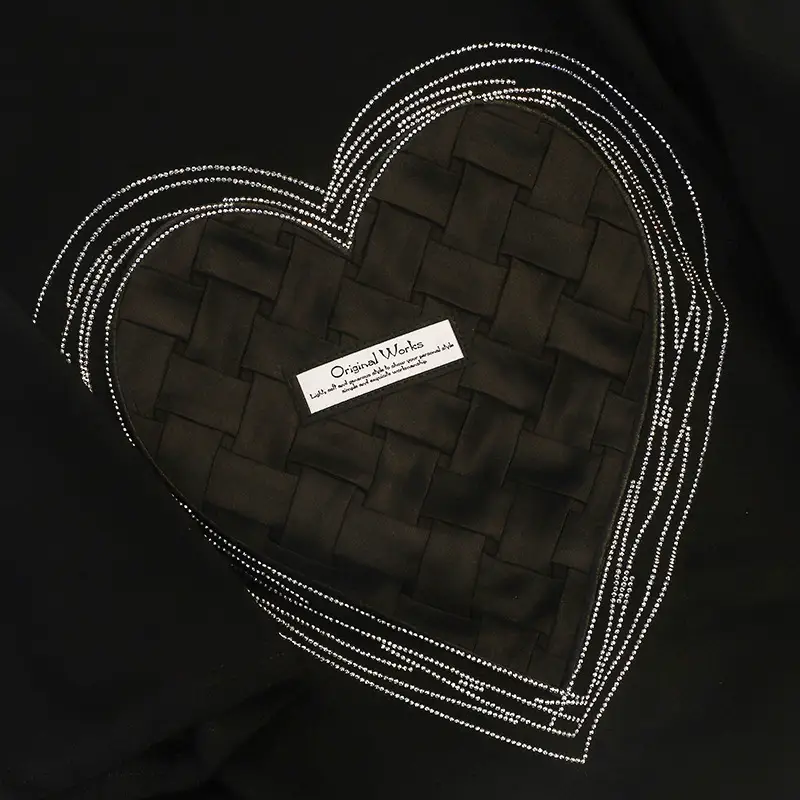 200g Pure Cotton Korean Hot Diamond T-Shirt Large — feature 21