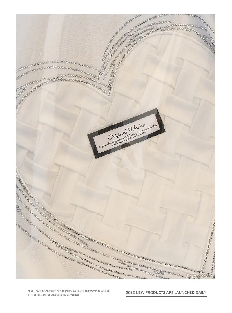 200g Pure Cotton Korean Hot Diamond T-Shirt Large — feature 9