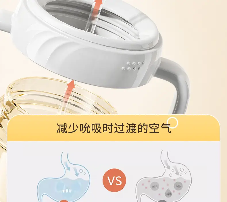 Wide-Diameter Baby Bottle, Water Cup, One Bottle, Three-Use Learning Cup, Duckbill Straw Cup, Ppsu Anti-Colic Baby Bottle — feature 10