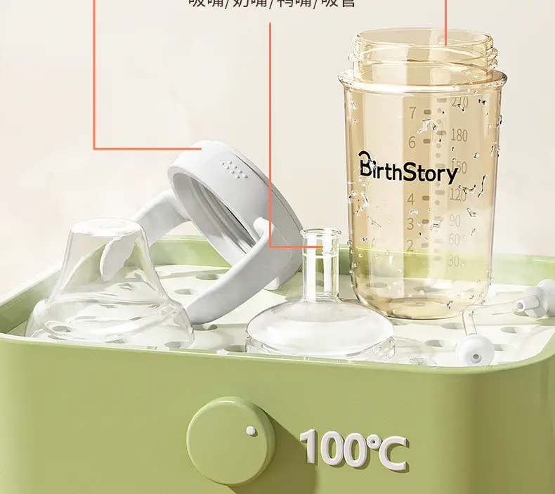 Wide-Diameter Baby Bottle, Water Cup, One Bottle, Three-Use Learning Cup, Duckbill Straw Cup, Ppsu Anti-Colic Baby Bottle — feature 23