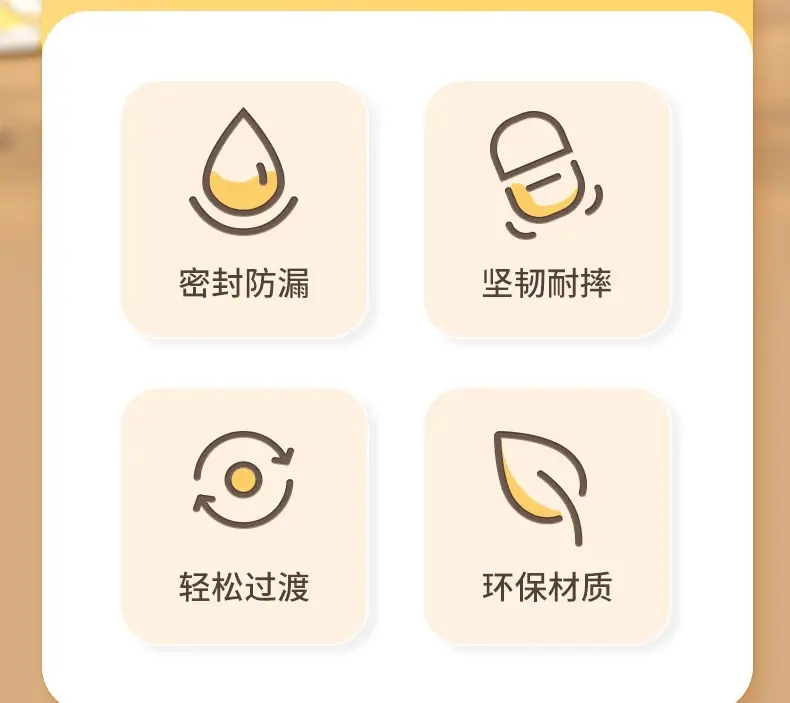 Wide-Diameter Baby Bottle, Water Cup, One Bottle, Three-Use Learning Cup, Duckbill Straw Cup, Ppsu Anti-Colic Baby Bottle — feature 5