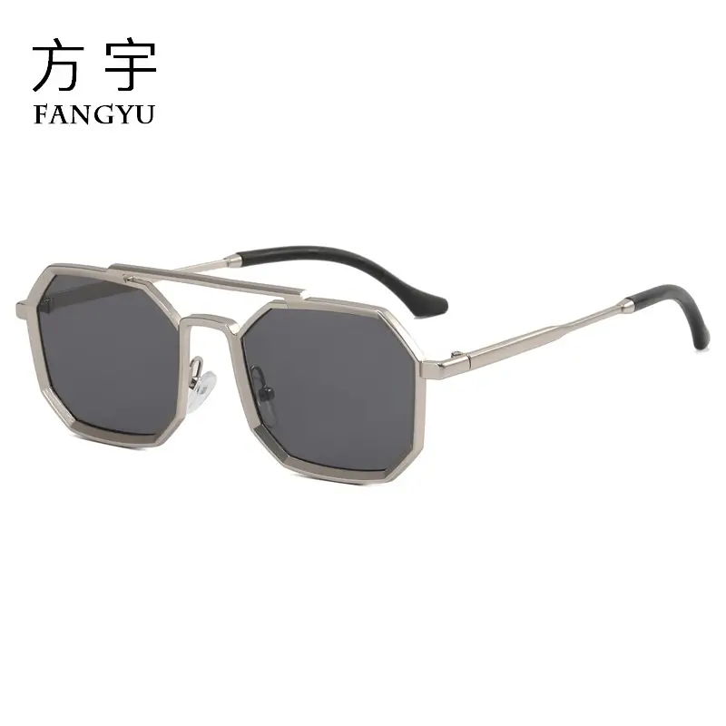Silver frame gray sheet