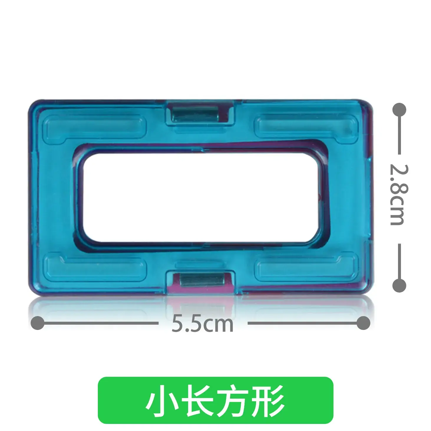 Magnetic Building Blocks for Kids, Triangle Shape, 4.7cm - Image 4