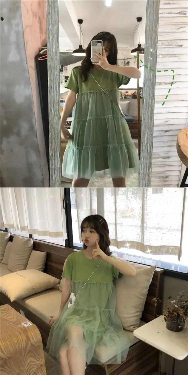 Maternity Dress Peach Loose Summer 2023 — feature 10