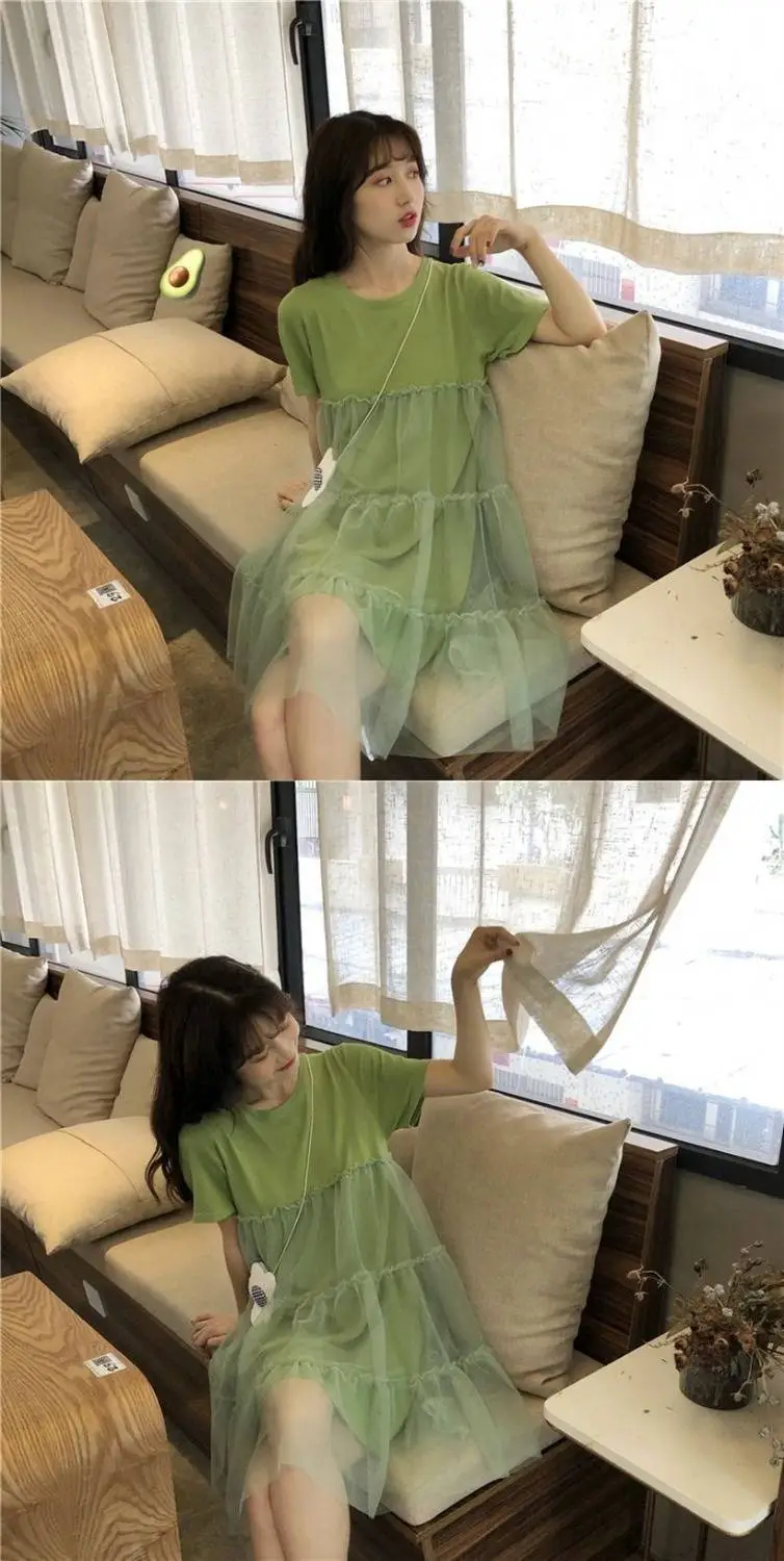 Maternity Dress Peach Loose Summer 2023 — feature 12