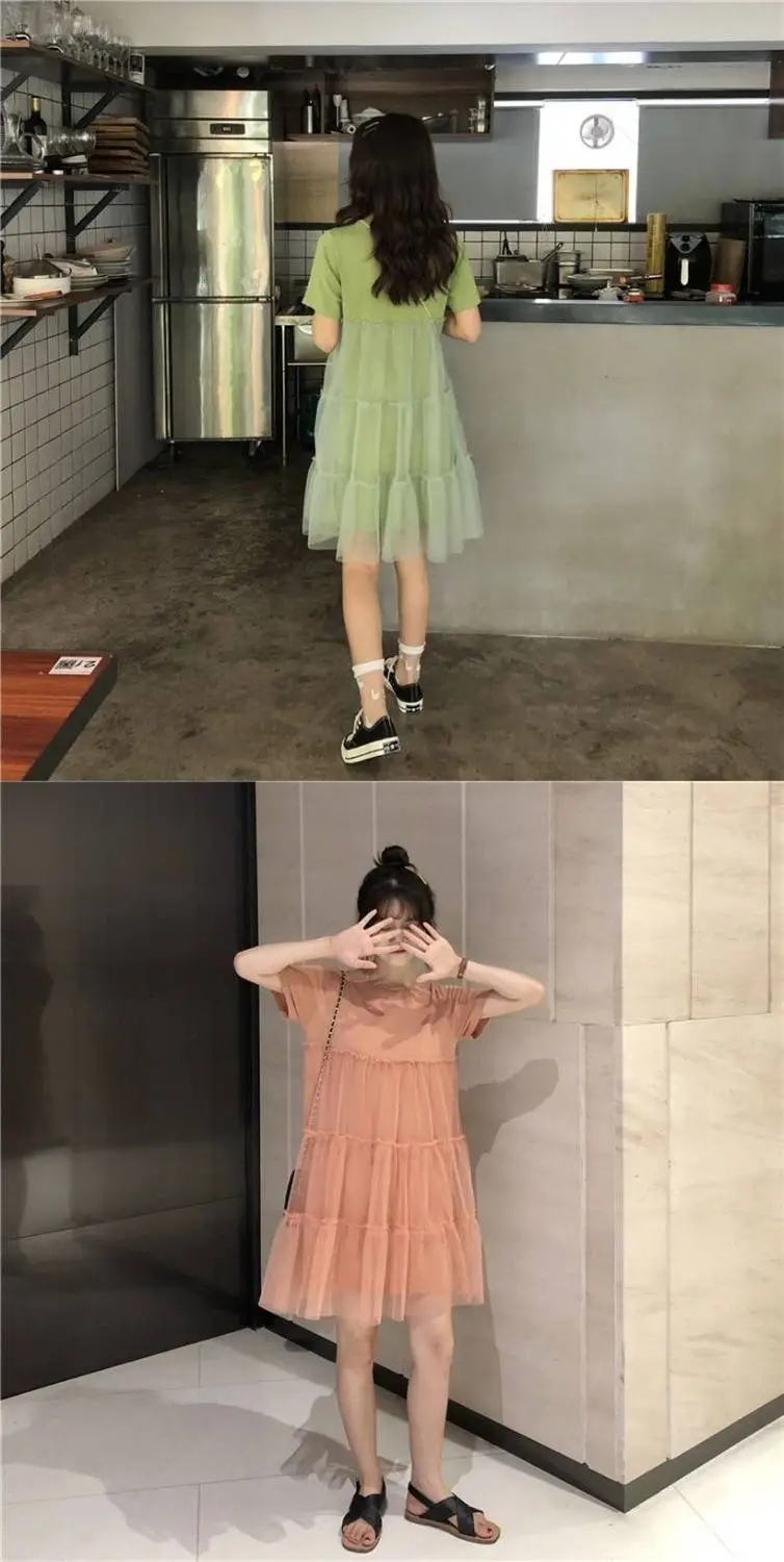 Maternity Dress Peach Loose Summer 2023 — feature 13
