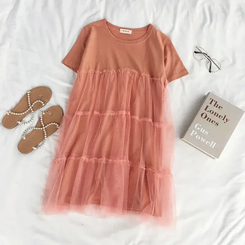 Maternity Dress Peach Loose Summer 2023 — feature 20