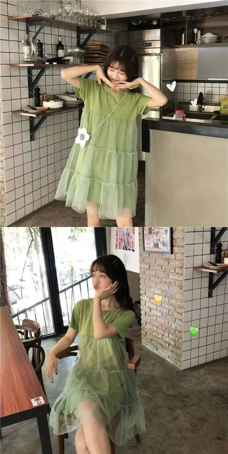 Maternity Dress Peach Loose Summer 2023 — feature 5