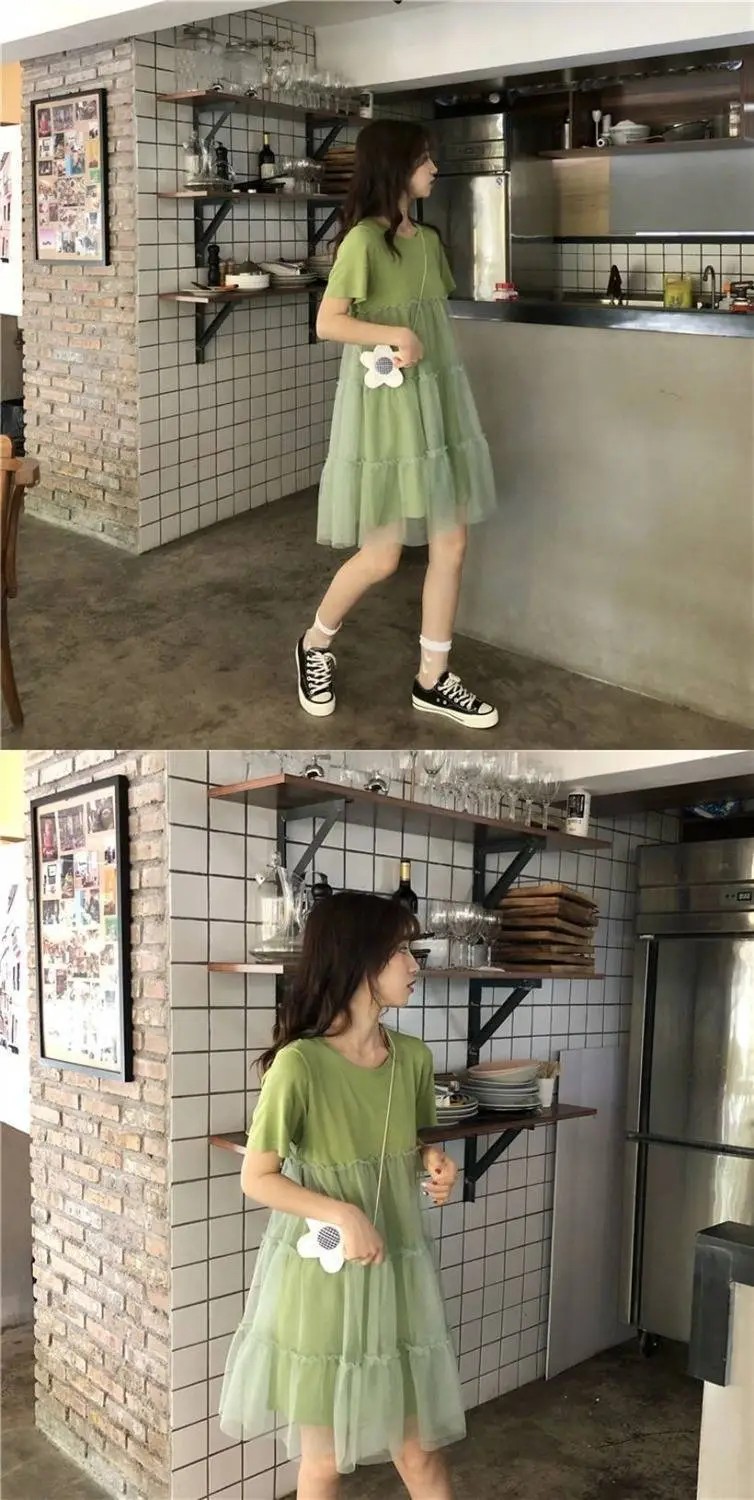 Maternity Dress Peach Loose Summer 2023 — feature 6