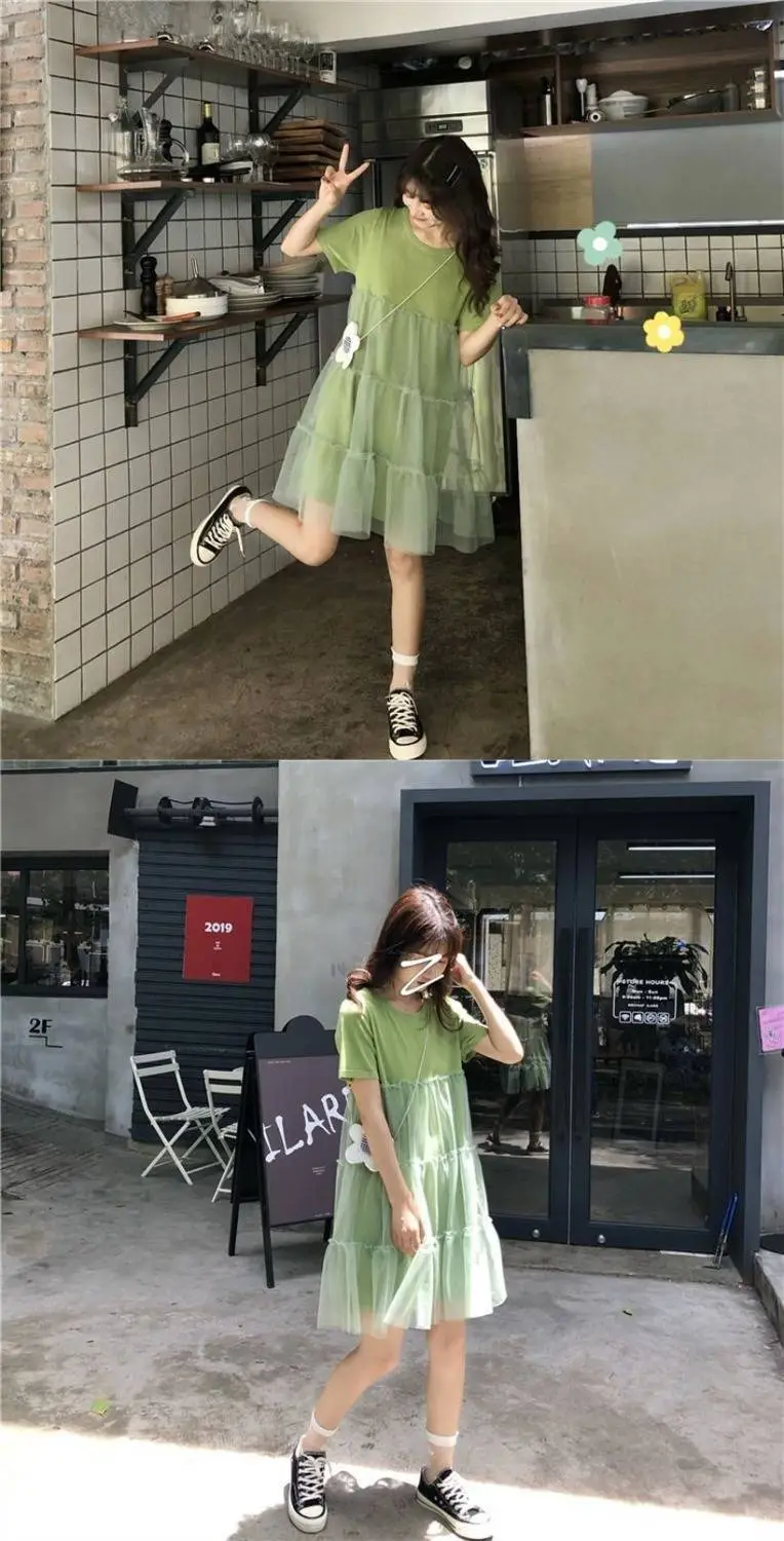 Maternity Dress Peach Loose Summer 2023 — feature 8