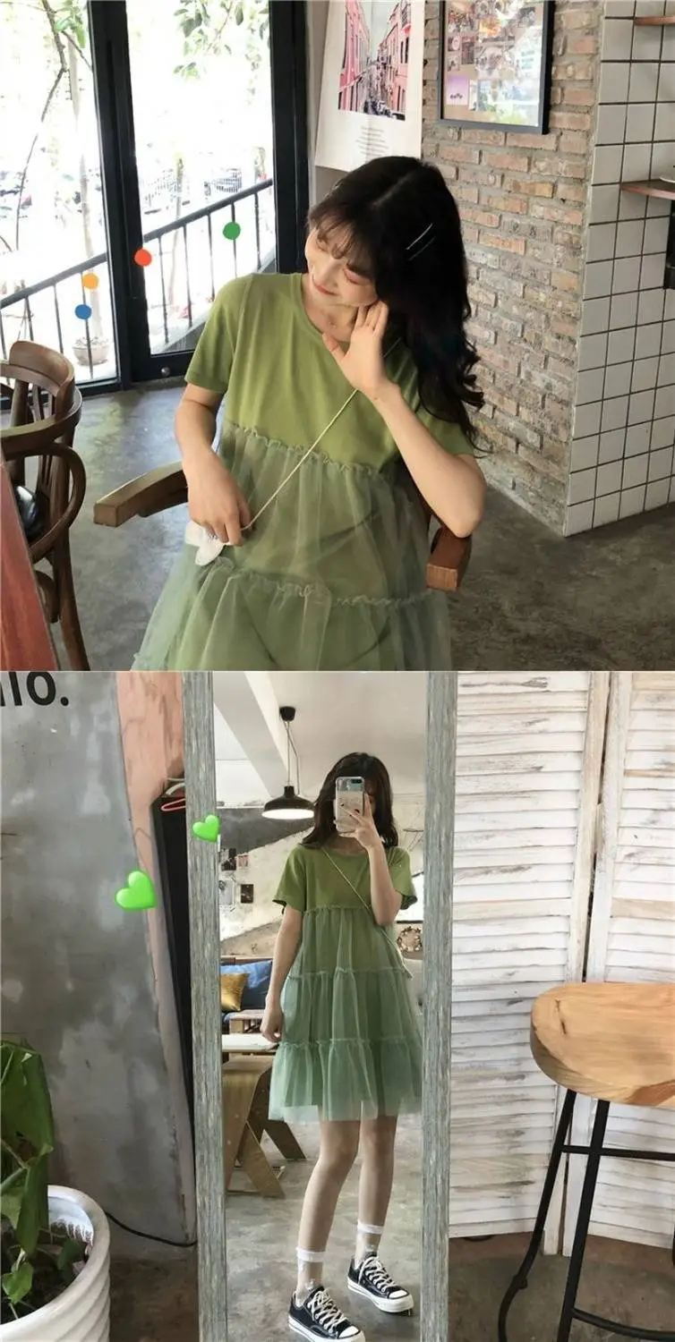 Maternity Dress Peach Loose Summer 2023 — feature 9