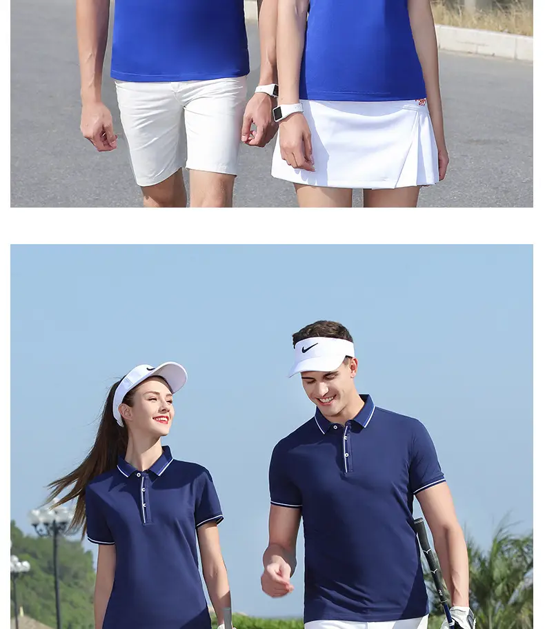 Men Navy Blue Polo Shirt with Embroidered Details — feature 23