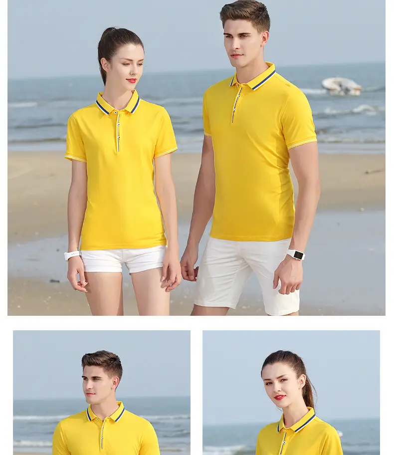 Men Navy Blue Polo Shirt with Embroidered Details — feature 25