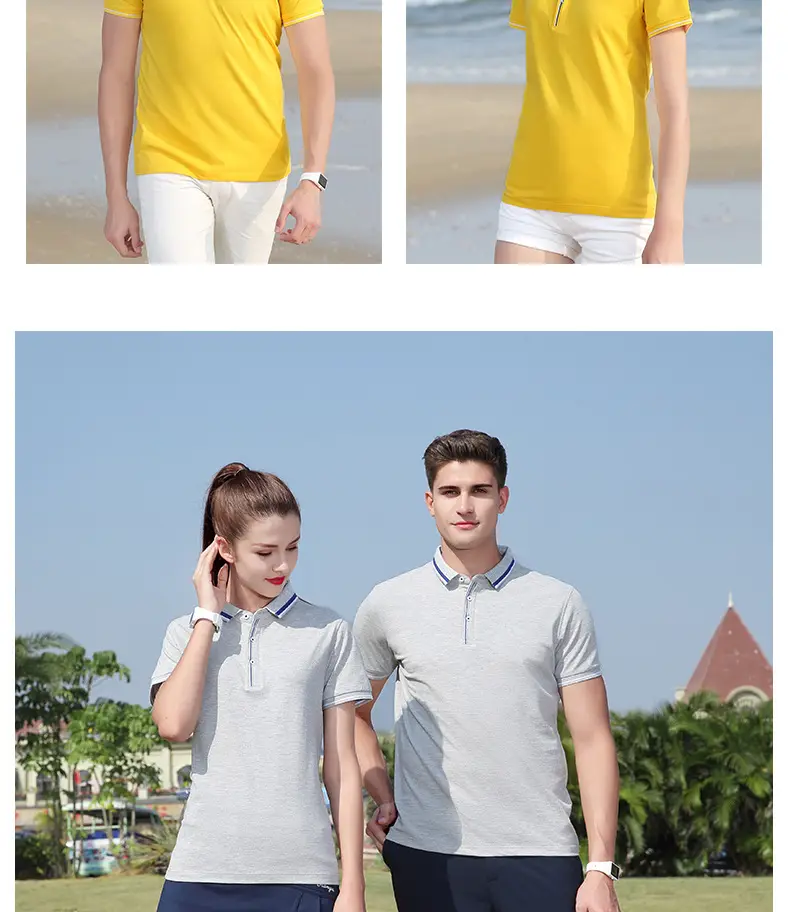 Men Navy Blue Polo Shirt with Embroidered Details — feature 26