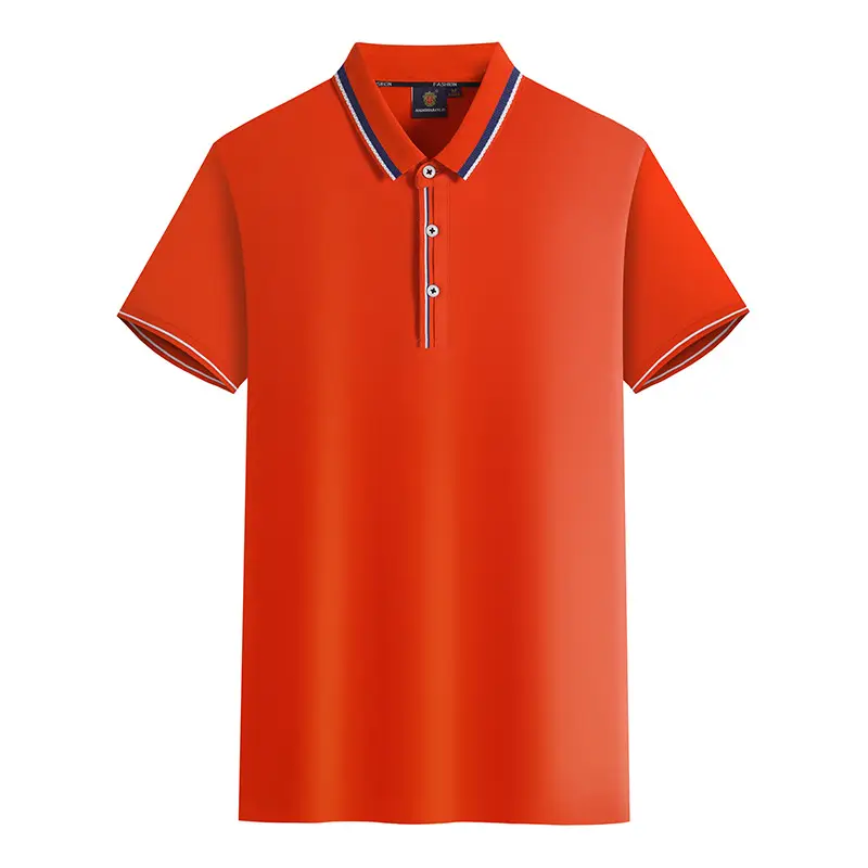 Men Navy Blue Polo Shirt with Embroidered Details - Image 10