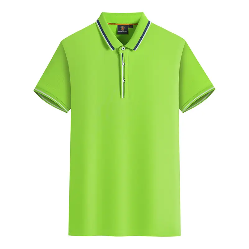 Men Navy Blue Polo Shirt with Embroidered Details - Image 8