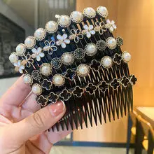 New Style Gold Pearl Hair Comb for Women — feature 1