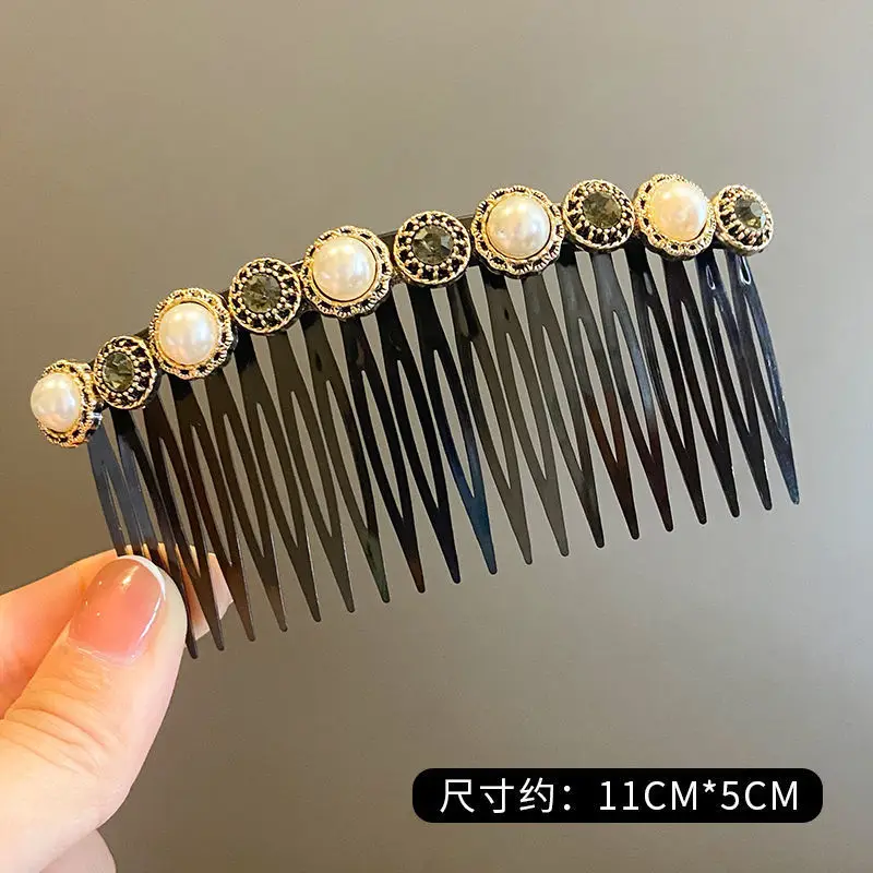 New Style Gold Pearl Hair Comb for Women