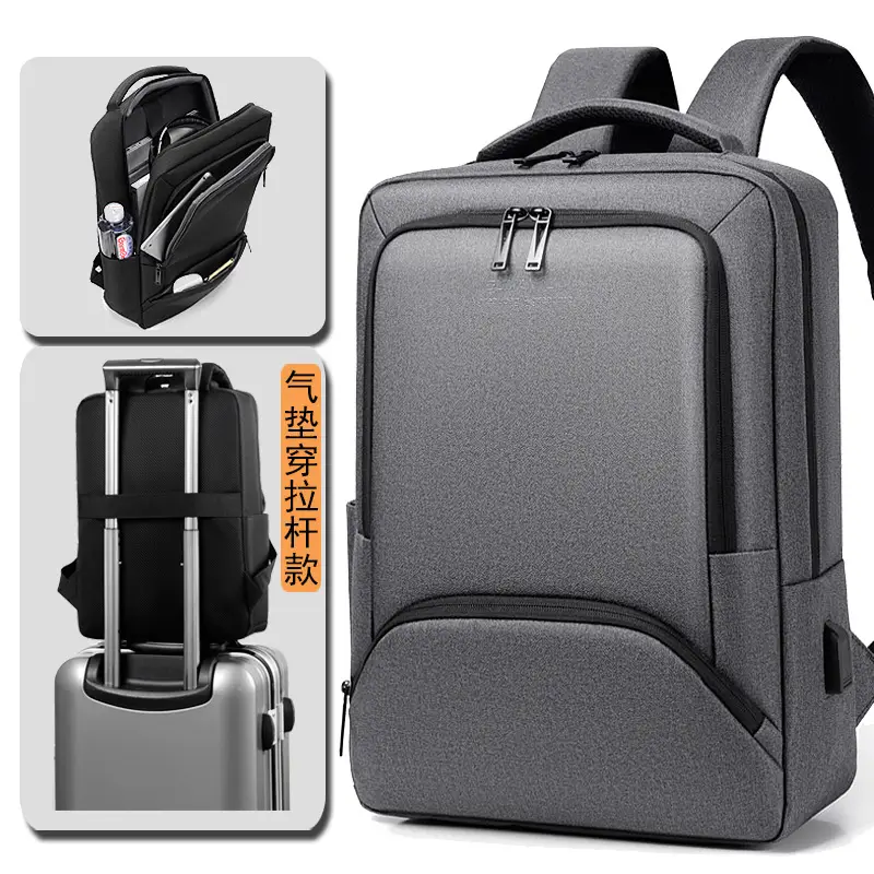 Men's Waterproof Computer Backpack Large Capacity School Bag - Image 2