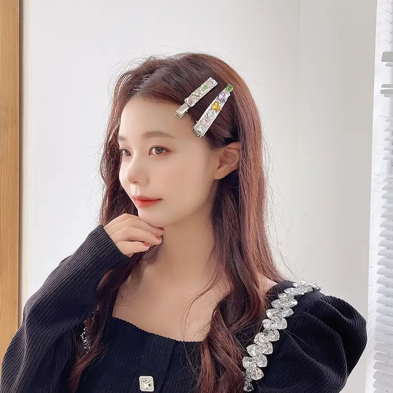 Korean Bow Hairpin with Zircon Accents - Image 15