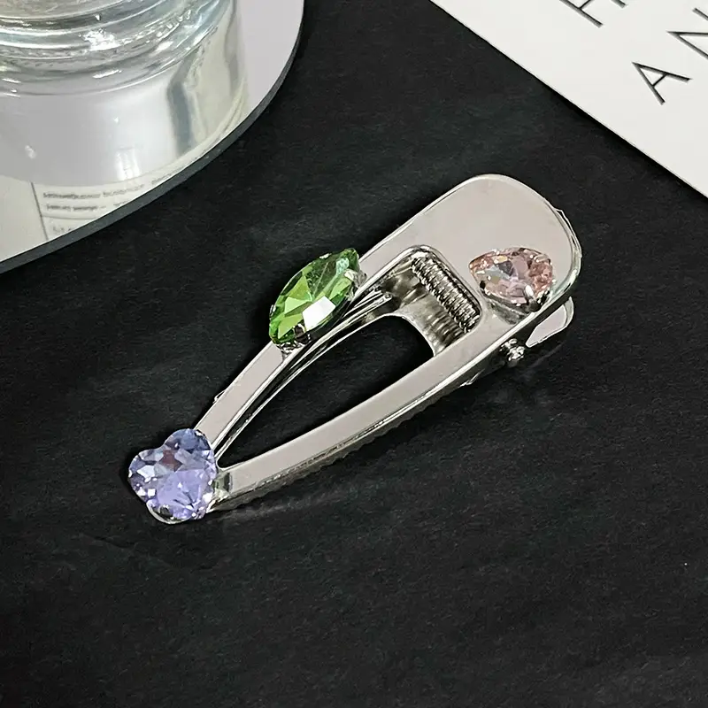 Korean Bow Hairpin with Zircon Accents - Image 8
