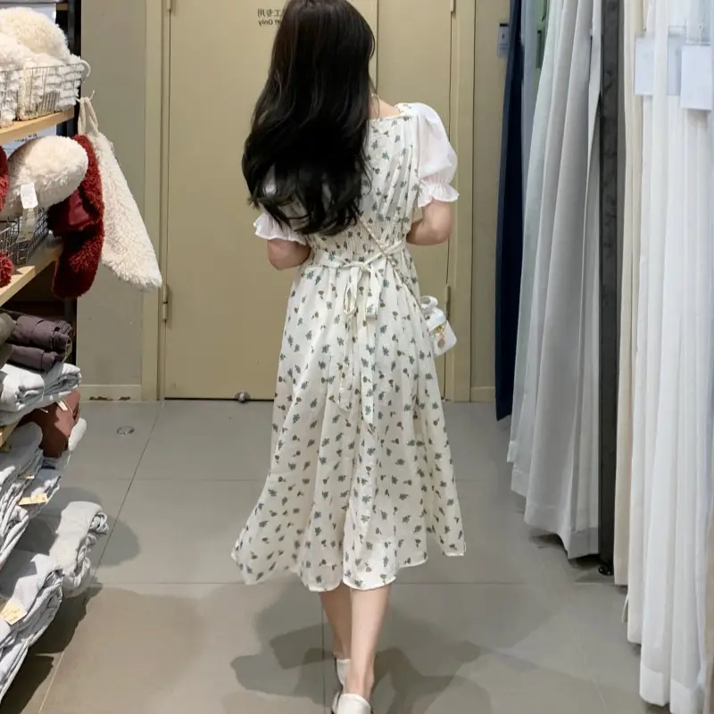 Women Floral French Dress Summer 2022 — feature 11