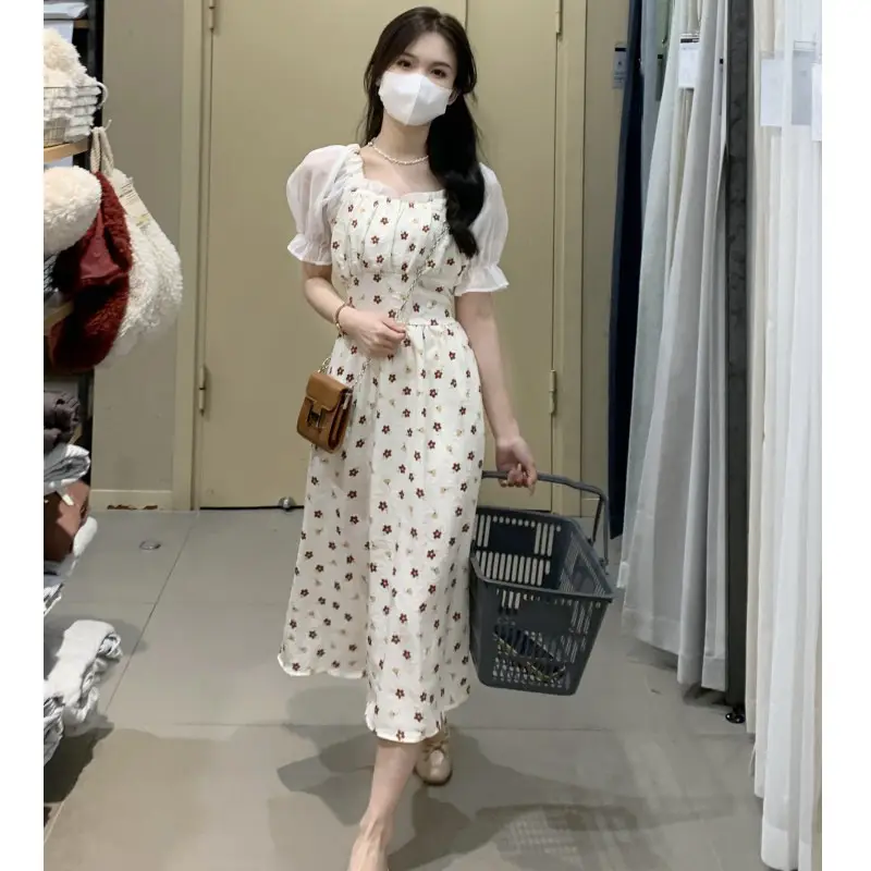 Women Floral French Dress Summer 2022 — feature 15