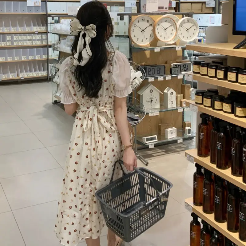 Women Floral French Dress Summer 2022 — feature 19