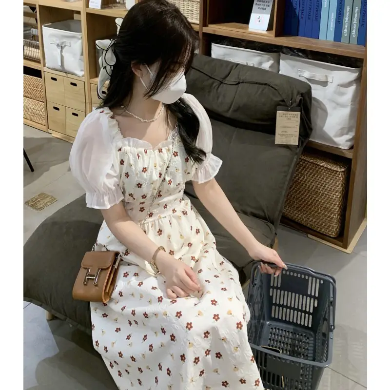 Women Floral French Dress Summer 2022 — feature 21