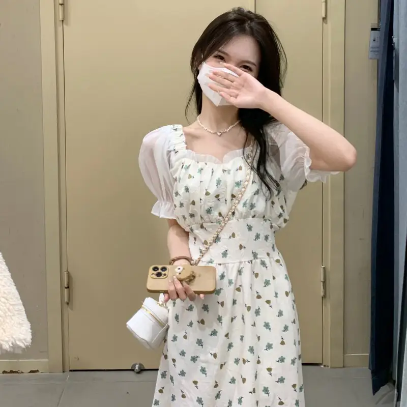 Women Floral French Dress Summer 2022 — feature 4