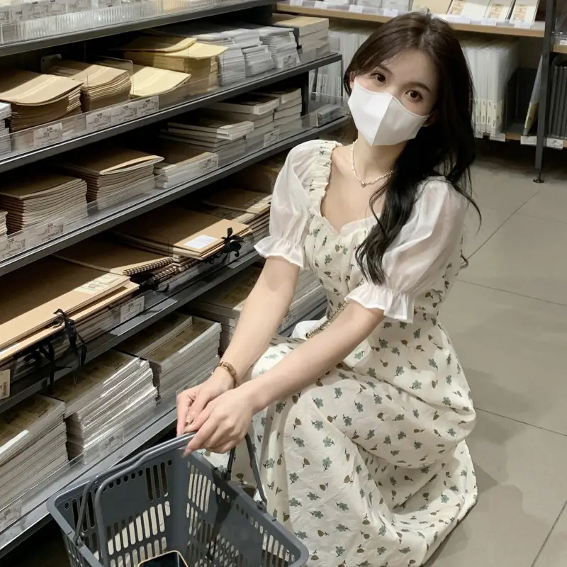 Women Floral French Dress Summer 2022 — feature 5