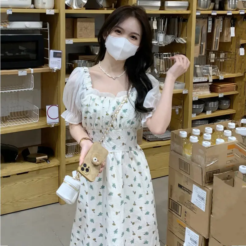 Women Floral French Dress Summer 2022 — feature 6
