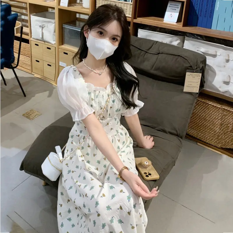 Women Floral French Dress Summer 2022 — feature 7