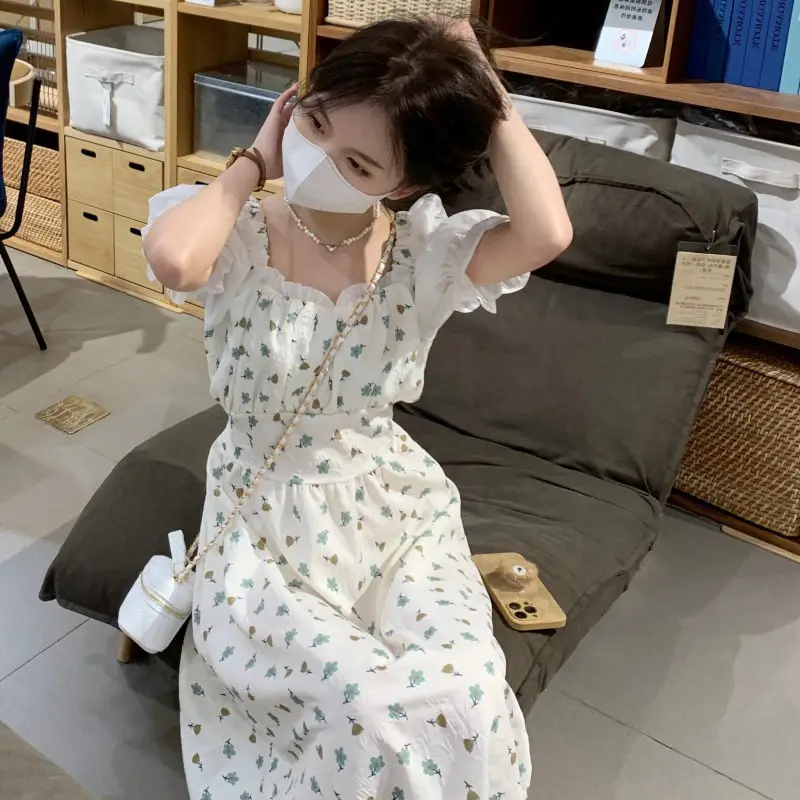 Women Floral French Dress Summer 2022 — feature 8