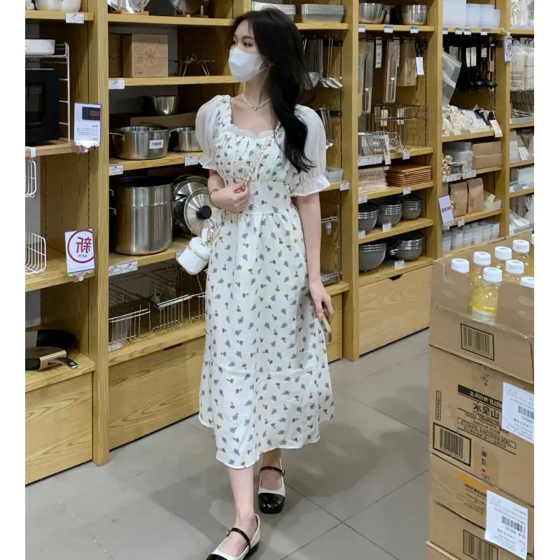 Women Floral French Dress Summer 2022 — feature 9