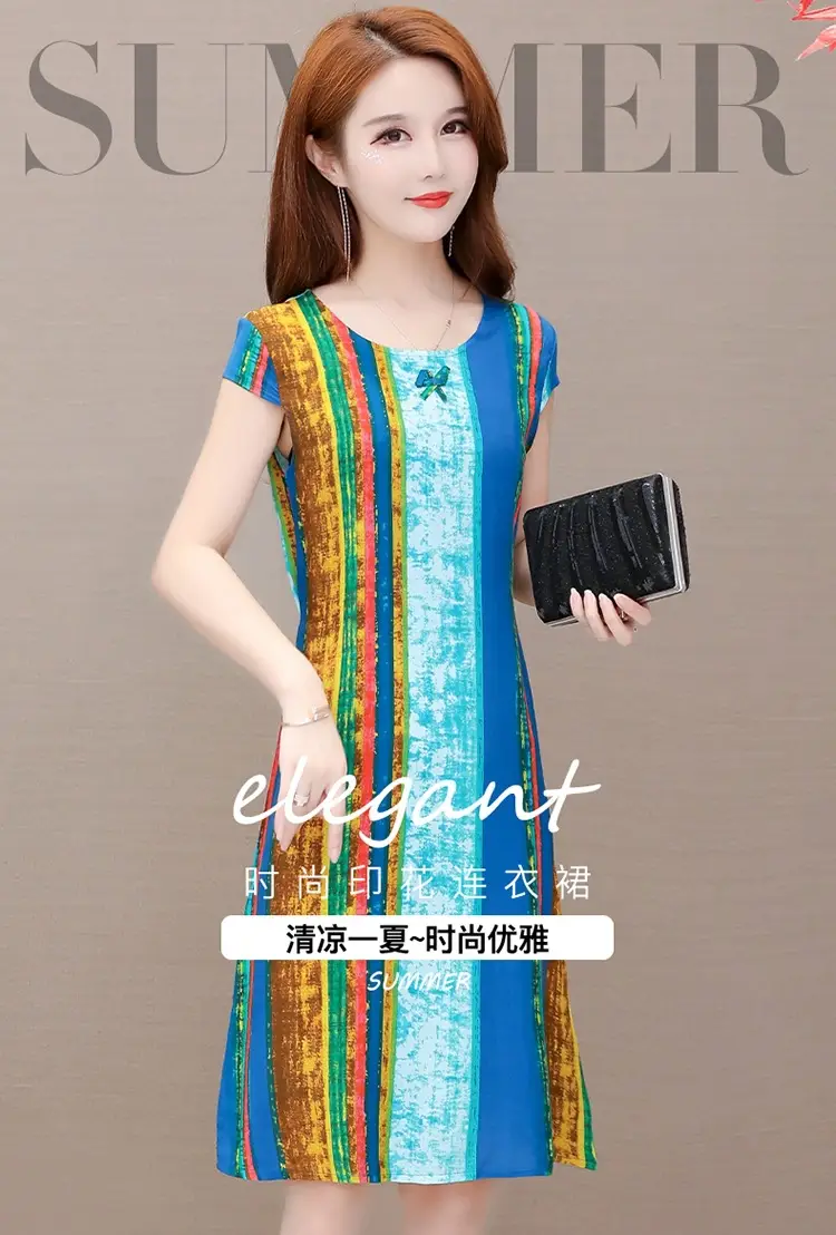 2025 New Large Size Pure Cotton Silk Dress for Women — feature 14