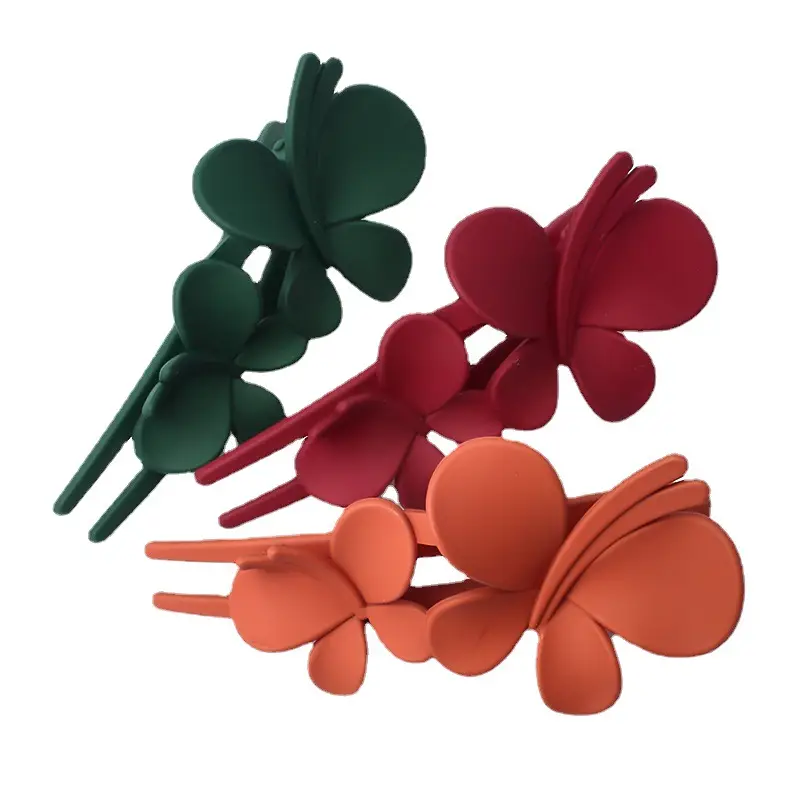New Large Frosted Butterfly Clip for Women - Image 23